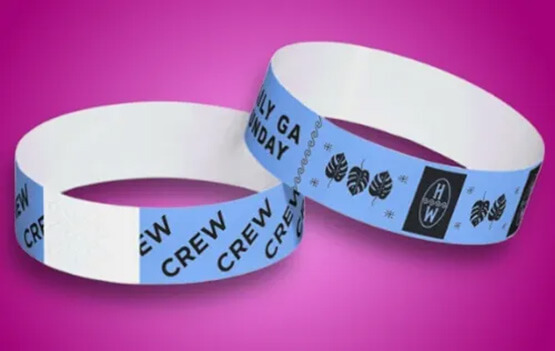 Bracelets identification en papier Tyvek