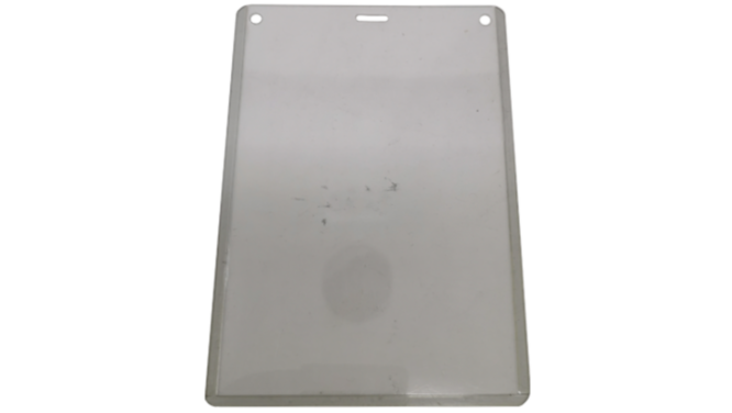 Porte-badge en PVC rigide