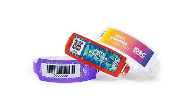 Full Colour Wide-Face Wristbands