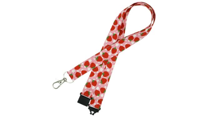Tour de cou express motif fraise