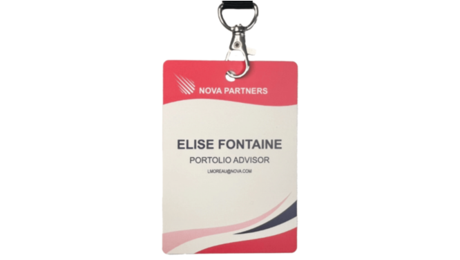 tear-proof event badge