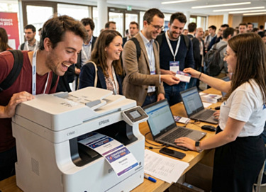 Impression de badges sur site : flexibilité et rapidité