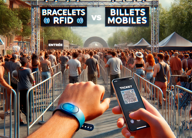 Bracelets RFID vs Billets Mobile : Guide de l'Organisateur