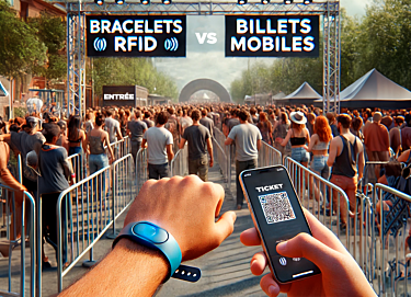 Bracelets RFID vs Billets Mobile : Guide de l'Organisateur