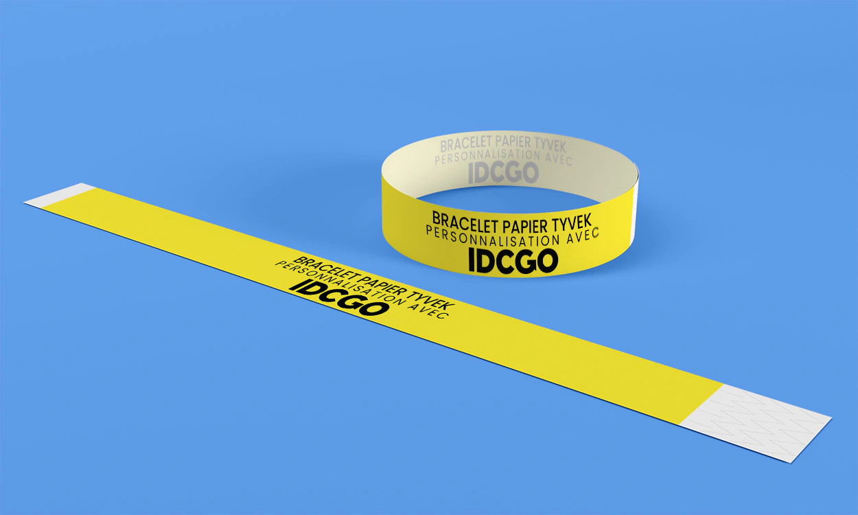 Blog IDCGO bracelets papier Tyvek