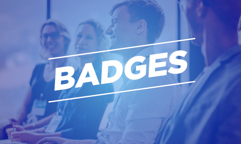 Badges différentes catégories Badges différentes catégories