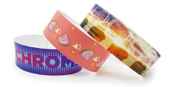 Bracelet papier multicolore